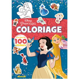 Disney Princesses - Coloriage avec plus de 100 stickers (Blanche-Neige et Raiponce) - Avec plus de 100 stickers