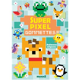Super pixel - Gommettes - Animaux mignons