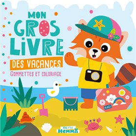 Mon P'tit Hemma - Mon gros livre des vacances (Panda roux plage)