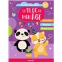 Le bloc de mon âge (3-4 ans) - Jouons ensemble ! (Panda et chat en fête) - Activités - Dessins - Coloriages
