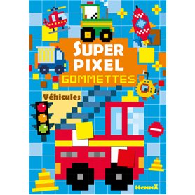 Super pixel - Gommettes - Véhicules