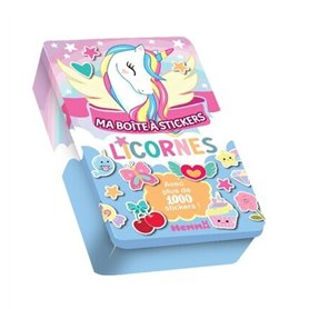 Ma boite à stickers - Licornes - Avec plus de 1000 stickers !