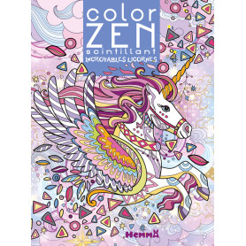 Color Zen scintillant - Incroyables licornes