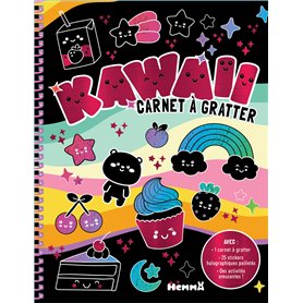 Kawaii - Carnet à gratter - Avec 1 carnet à gratter