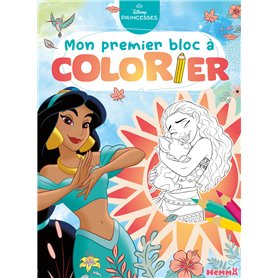 Disney Princesses - Mon premier bloc à colorier (Jasmine et Vaiana)