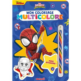 Marvel Spidey et ses amis extraordinaires - Mon coloriage multicolore - Avec stickers !
