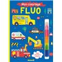 Mon coloriage fluo (Véhicules) - Avec stickers offerts