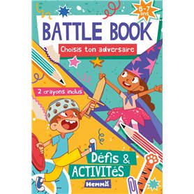 Battle book (5-7 ans) - Défis & activités - Choisis ton adversaire - 2 crayons inclus