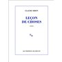 Leçon de choses