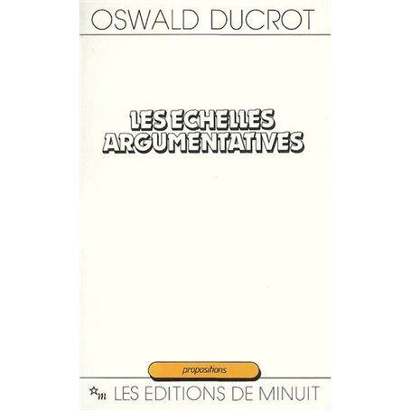 Les échelles argumentatives