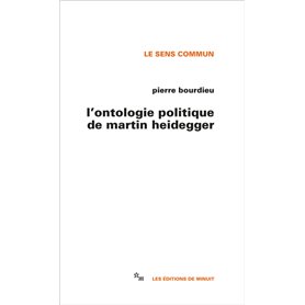 L'ontologie politique de Martin Heidegger