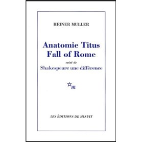 Anatomie Titus fall of Rome