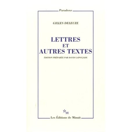 Lettres et autres textes