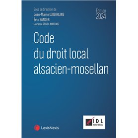 Code du droit local alsacien-mosellan 2024