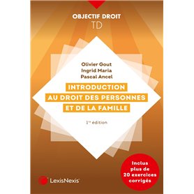 Introduction au droit des personnes et de la famille