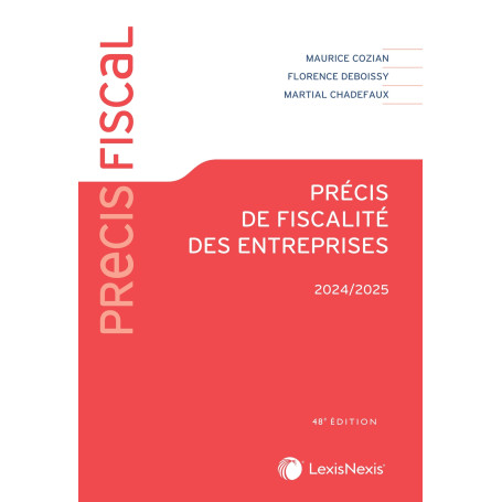 Précis de fiscalité des entreprises 2024-2025