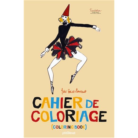 Cahier de coloriage Yves Saint Laurent - Poche