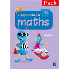 Pack de 10 fichiers J'apprends les maths CE1