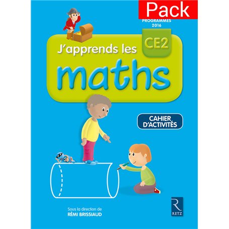 Pack de 6 cahiers J'apprends les Maths CE2