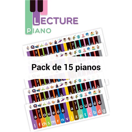 Pack de 15 - Outil Piano