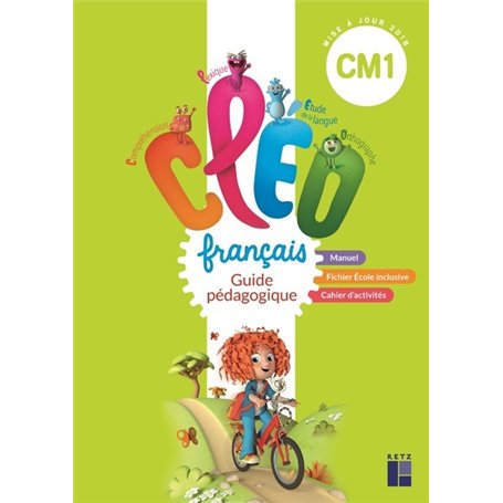 CLEO - Guide pédagogique CM1 (Manuel et fichier école inclusive/dys) + Téléchargement