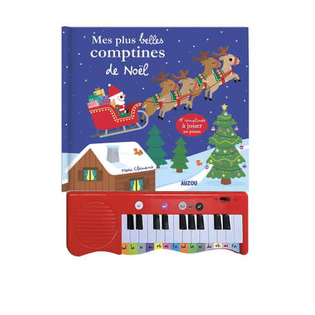 Mes plus belles comptines de Noël. 15 comptines à jouer au piano