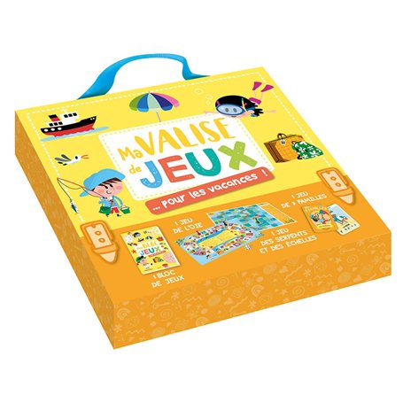 Ma valise de jeux... Pour les vacances !