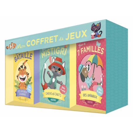 Coffret de 3 jeux de cartes