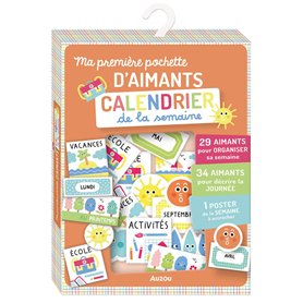 Ma première pochette d'aimants calendrier de la semaine