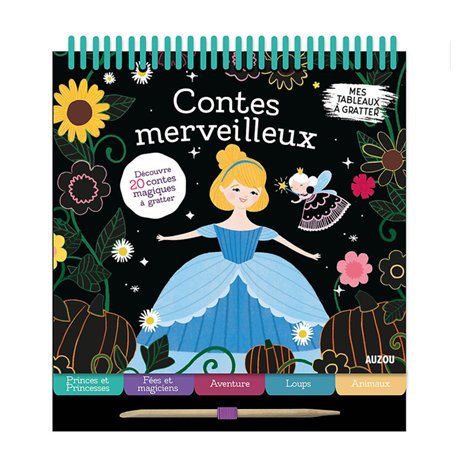 Tableaux à gratter - au pays des contes