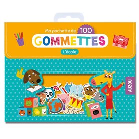 Ma pochette de 100 gommettes - L'école