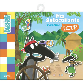 Ma pochette d'autocollants Loup - aventure