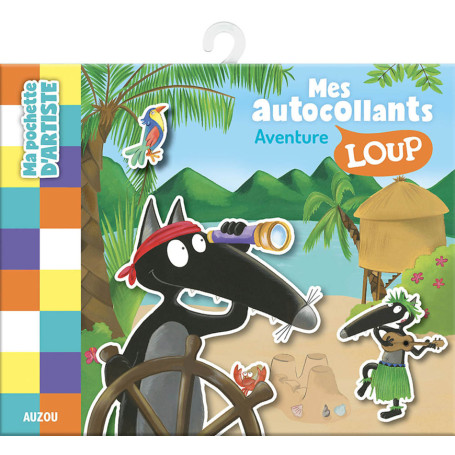 Ma pochette d'autocollants Loup - aventure