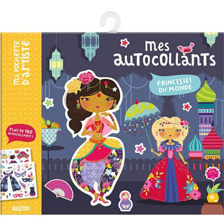 Mes autocollants - Princesses du monde - Ma pochette d'artiste