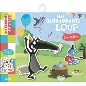 Ma pochette d'autocollants Loup - C'est la fête
