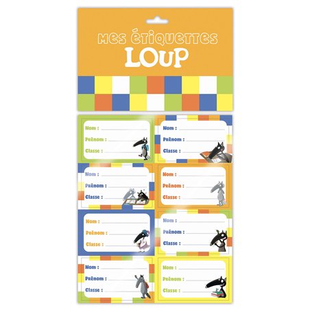 Mes étiquettes Loup