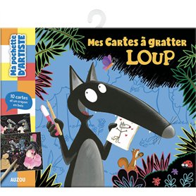 Mes cartes à gratter Loup