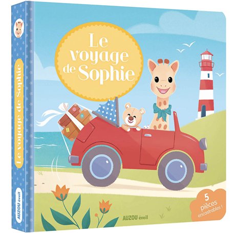 Le voyage de Sophie la girafe livre puzzle