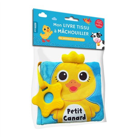 Mon livre tissu à machouiller - Petit canard