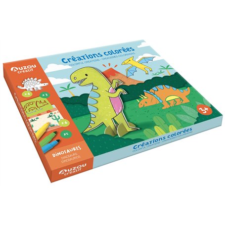 CREATIONS COLOREES - DINOSAURES