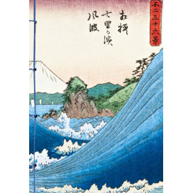Carnet Hazan Mer et Mont Fuji dans l'estampe japonaise 12 x 17 cm (papeterie)