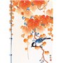 Carnet Hazan Mésange dans l'estampe japonaise 18 x 26 cm (papeterie)