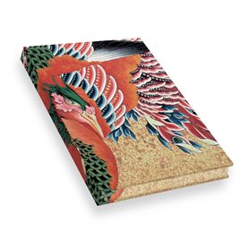 Carnet Hazan effet soie. Hokusai Phénix