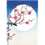 Carnet Hazan gaufré Lune 18 x 26 cm (papeterie)