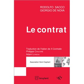 Le contrat - Extrait du Traité de droit civil italien