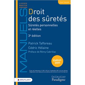 Droit des sûretés - Sûretés personnelles et réelles