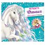 Ma pochette Chevaux - Carte à pailleter et à colorier - Ed 2019