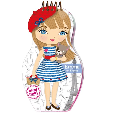 Minimiki - Carnet créatif - Emma en France nouvelle édition