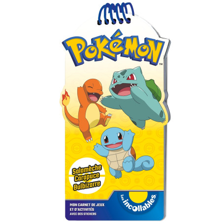 Pokémon - Mon carnet de jeux et d'activités avec stickers - Salamèche