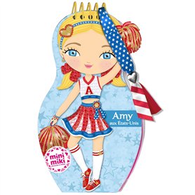 Minimiki - Carnet créatif -  Amy aux États-Unis nouvelle édition